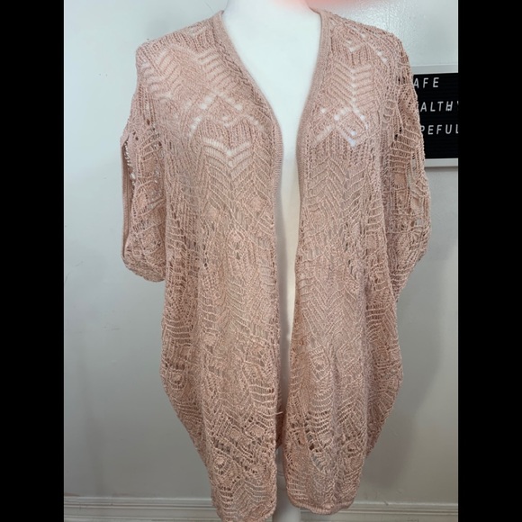 Chico's Sweaters - Travelers by Chico’s Poncho Cardigan With Bling